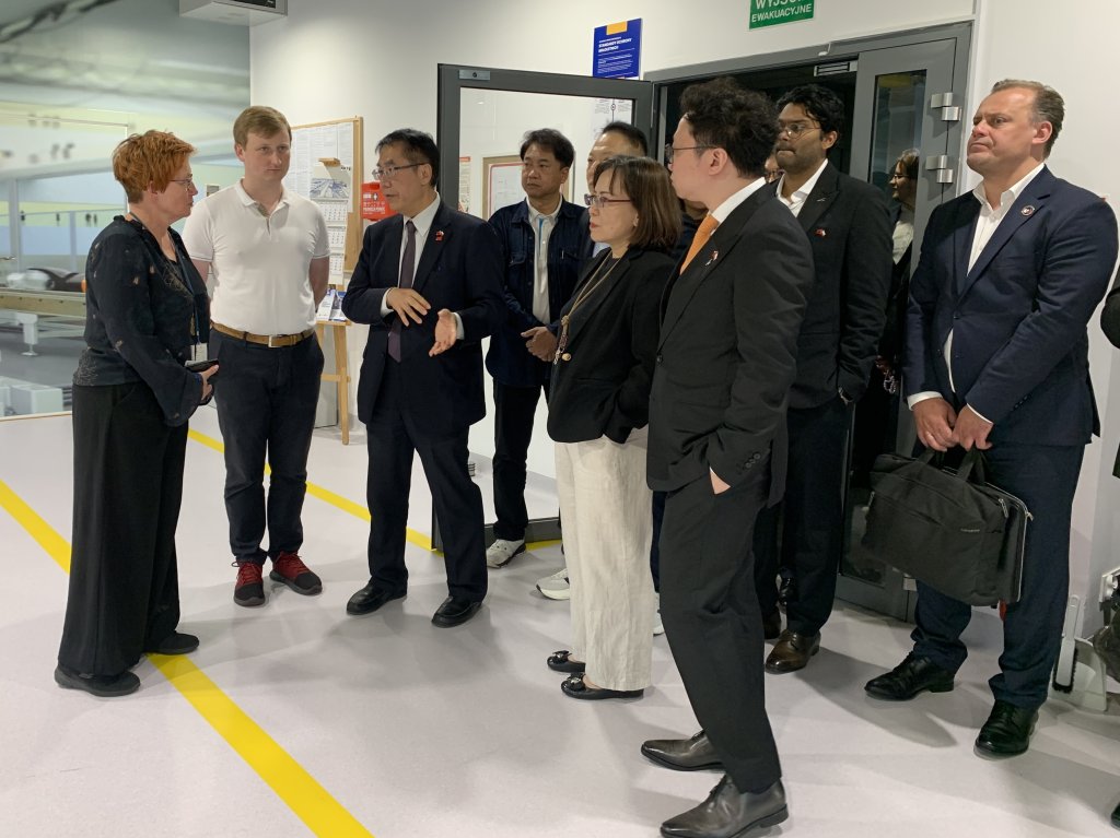 黃偉哲出訪波蘭馬不停蹄 率台南隊國外拚產業合作新商機