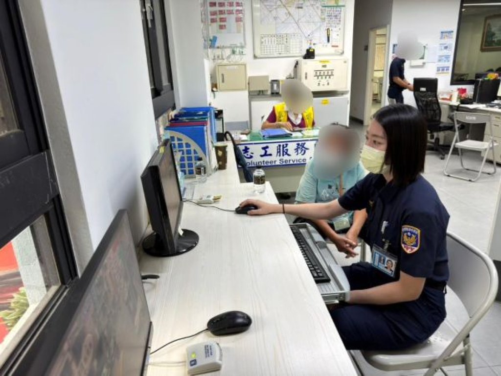 夫開刀資料落小黃  警細心調監視器速尋回