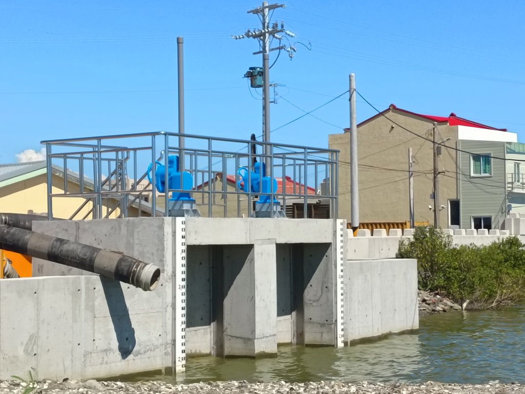 水利局持續強化區域防洪量能 南市七股區13號水門改建完成