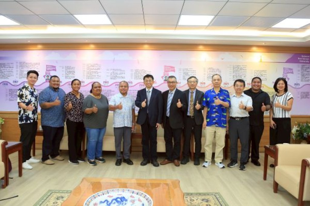 中山大學布局太平洋藍碳研究　帛琉副總統率團訪臺深化合作