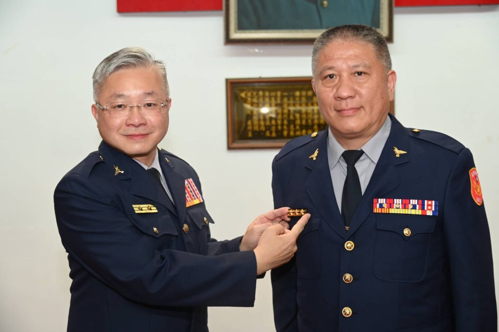 苗栗刑大副大隊長林盈達授階屢破大案戰功彪炳獲實至名歸