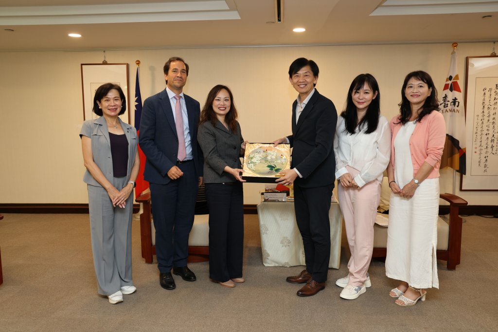 魯汶市新任廖祐均市議員返台 拜訪姊妹市臺南討論未來合作機會