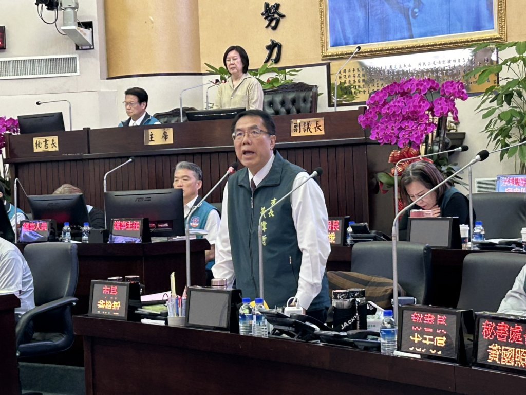 台南市議會第4屆第8次定期會開幕 黃偉哲率局處首長列席
