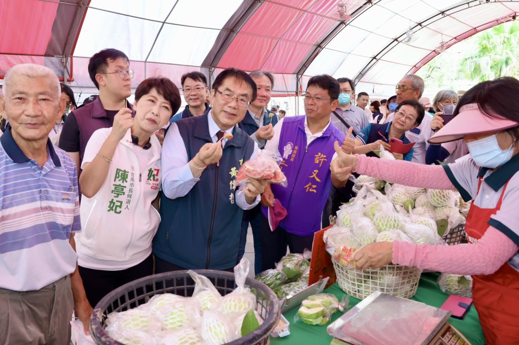 歸仁釋迦節甜蜜上場！黃偉哲邀全民吃釋迦、騎鐵馬、果園採果一次滿足