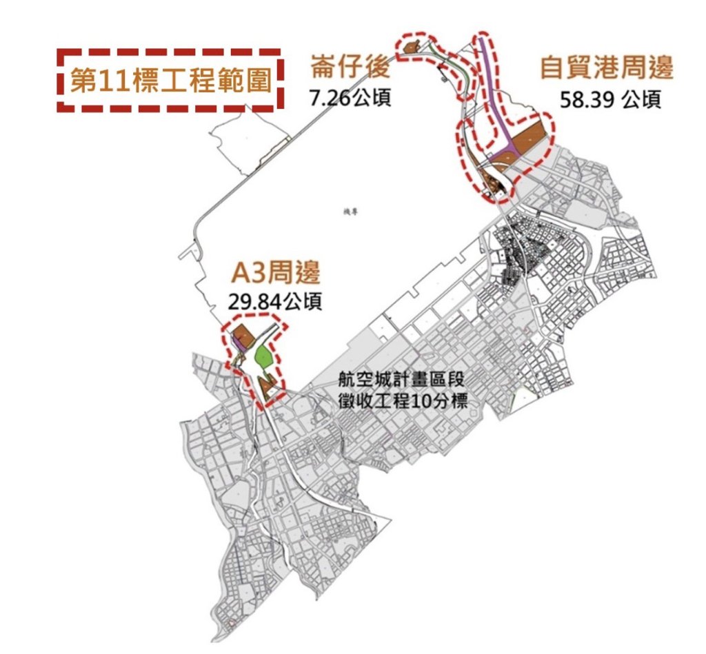 桃園航空城計畫第11標區徵工程順利決標 預計115年11月開工