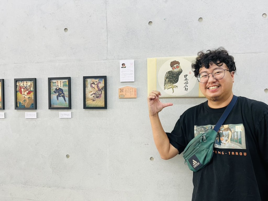 裕文圖書館展出《臺灣島語浮世繪》明信片 推廣文化創意特色館藏