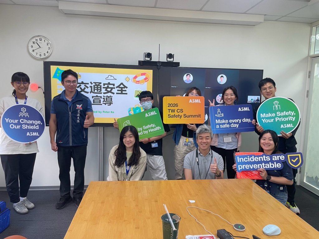 守護科技人通勤路 交通大隊攜手ASML強化交安觀念