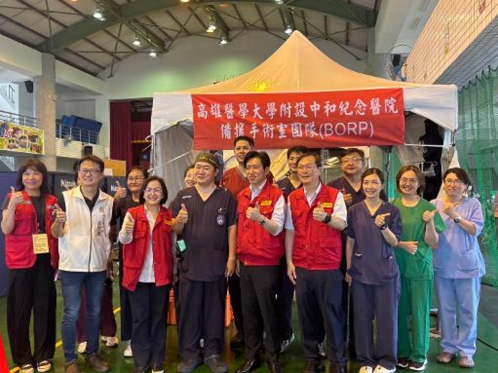南台灣唯一！高醫跨縣市馳援屏東城鎮韌性演習 把手術室帶到災區打造「健康台灣」醫療韌性