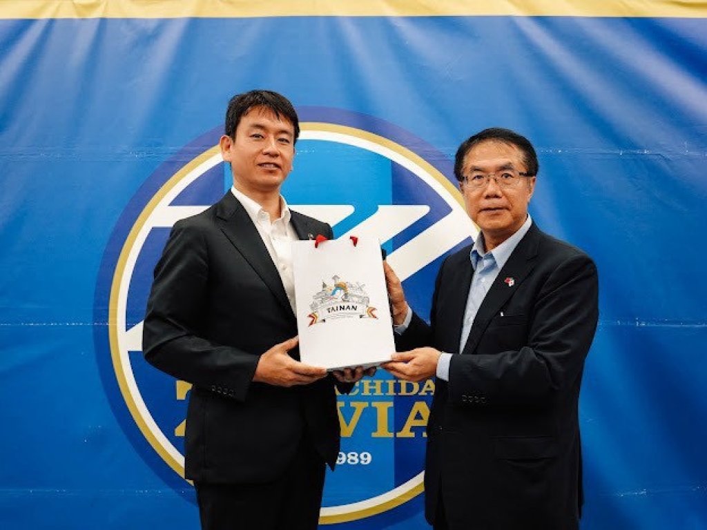 黃偉哲日前拜會東京都町田市長 雙方暢談盼開啟各式交流