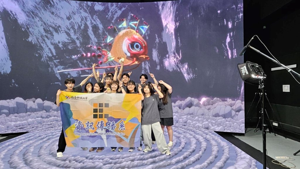 南臺科大資傳系跨海赴星　實戰虛擬製作將「西港文化」推向國際
