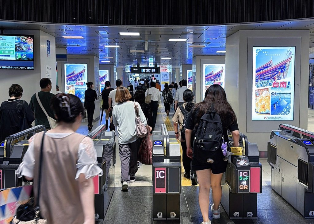 臺南觀光廣告亮相東京池袋站 邀日本旅客走訪古都
