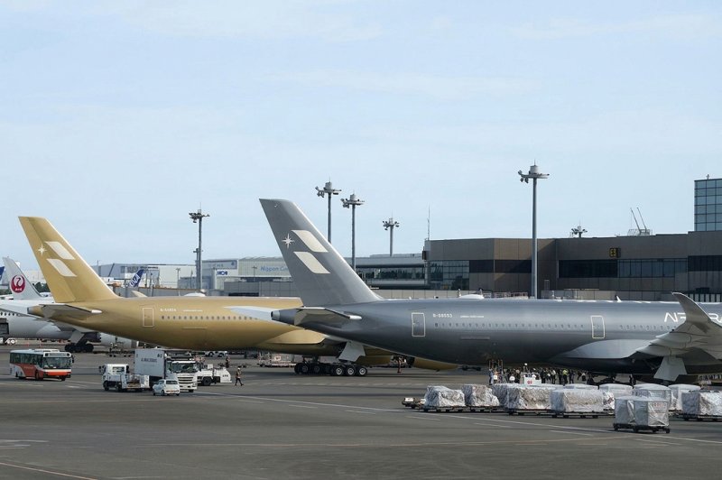 金銀雙機成田首度同框！張國煒親自執飛「空山金」　兌現與空山基承諾