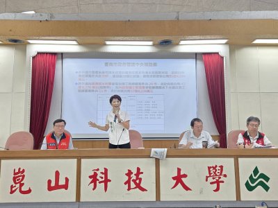 致災性豪雨造成臺南嚴重淹水 陳亭妃邀國土署署長南下爭取箱涵設置經費