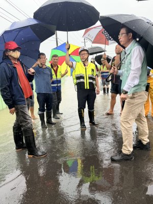 昨日勘災後速排會勘易淹水區 立委郭國文籲讓在地居民更安全