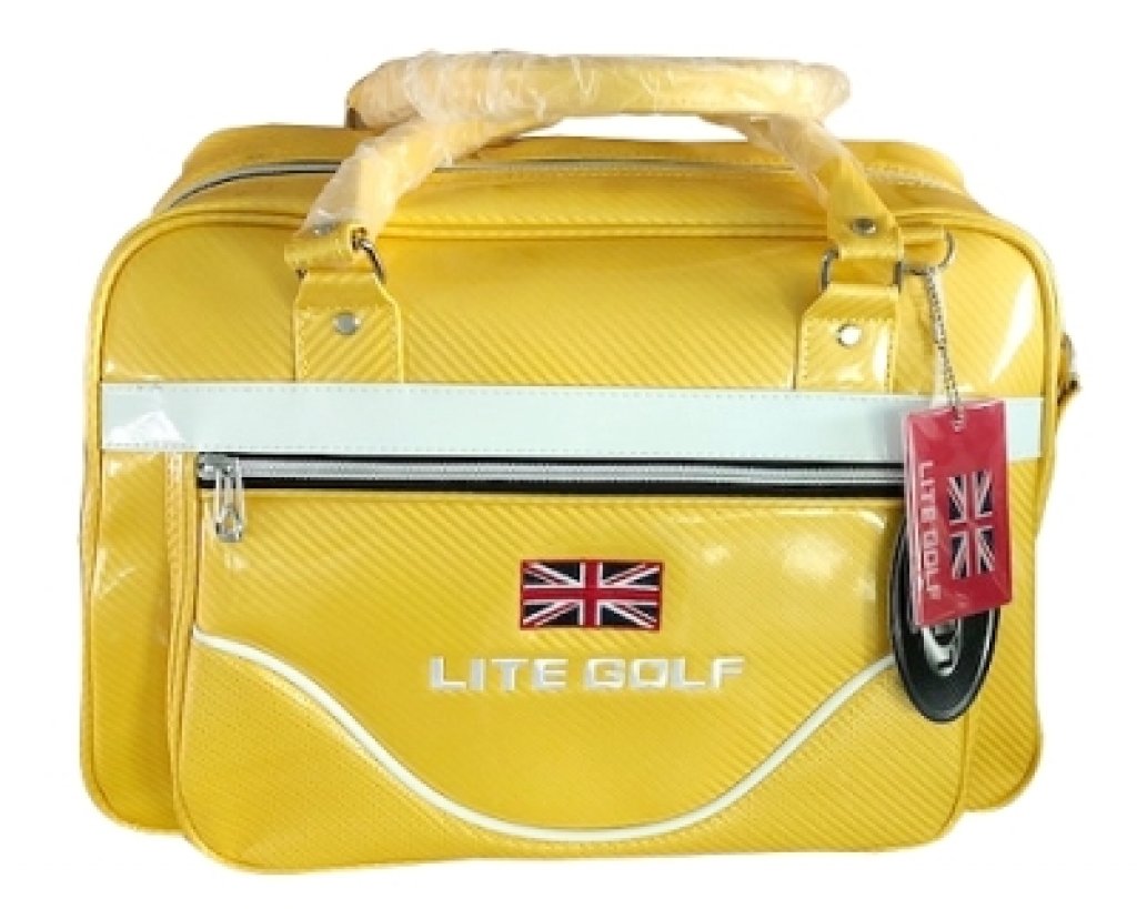 LITE 英倫風水晶單層衣物袋 (TB-3196) 黃色