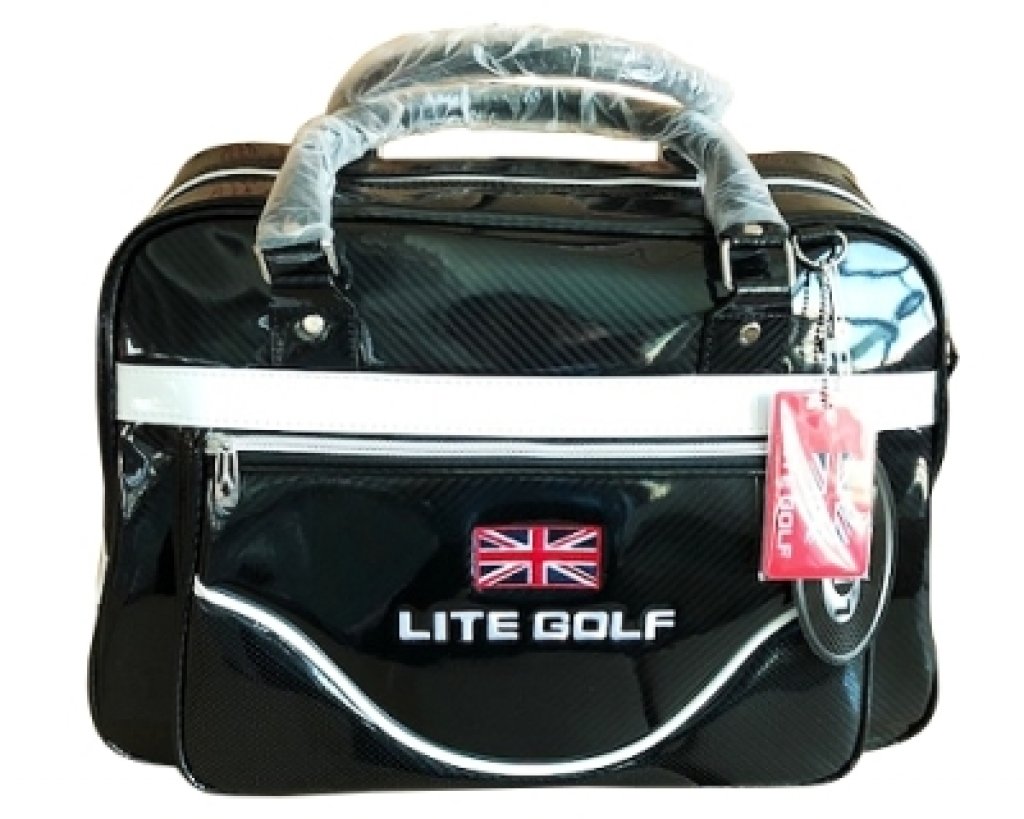 LITE 英倫風水晶單層衣物袋 (TB-3196) 黑色