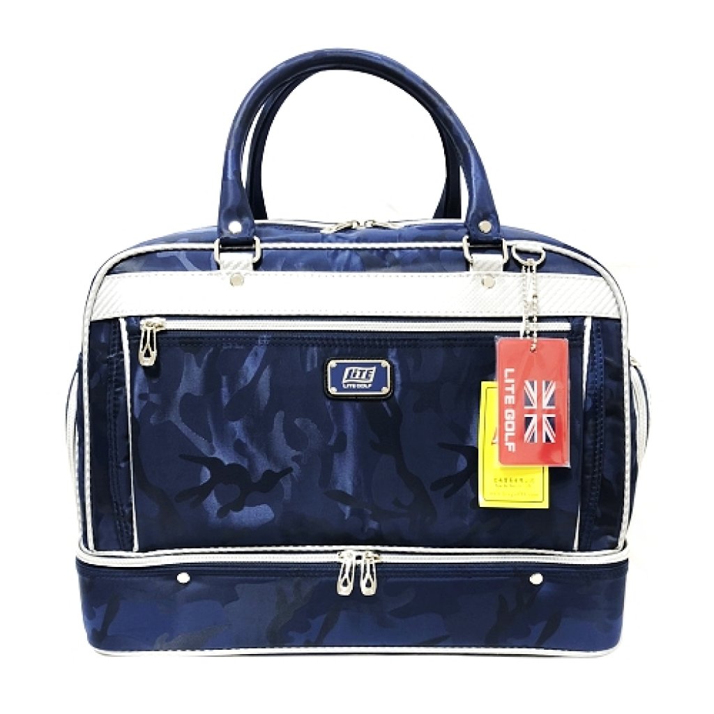 迷彩英倫雙層衣物袋 (TB-3189) 深藍色