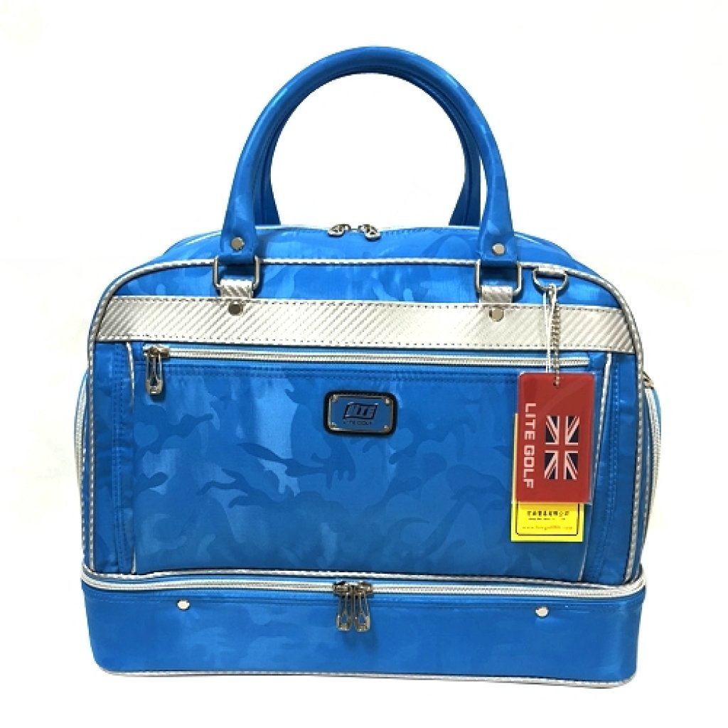迷彩英倫雙層衣物袋 (TB-3189) 淺藍色