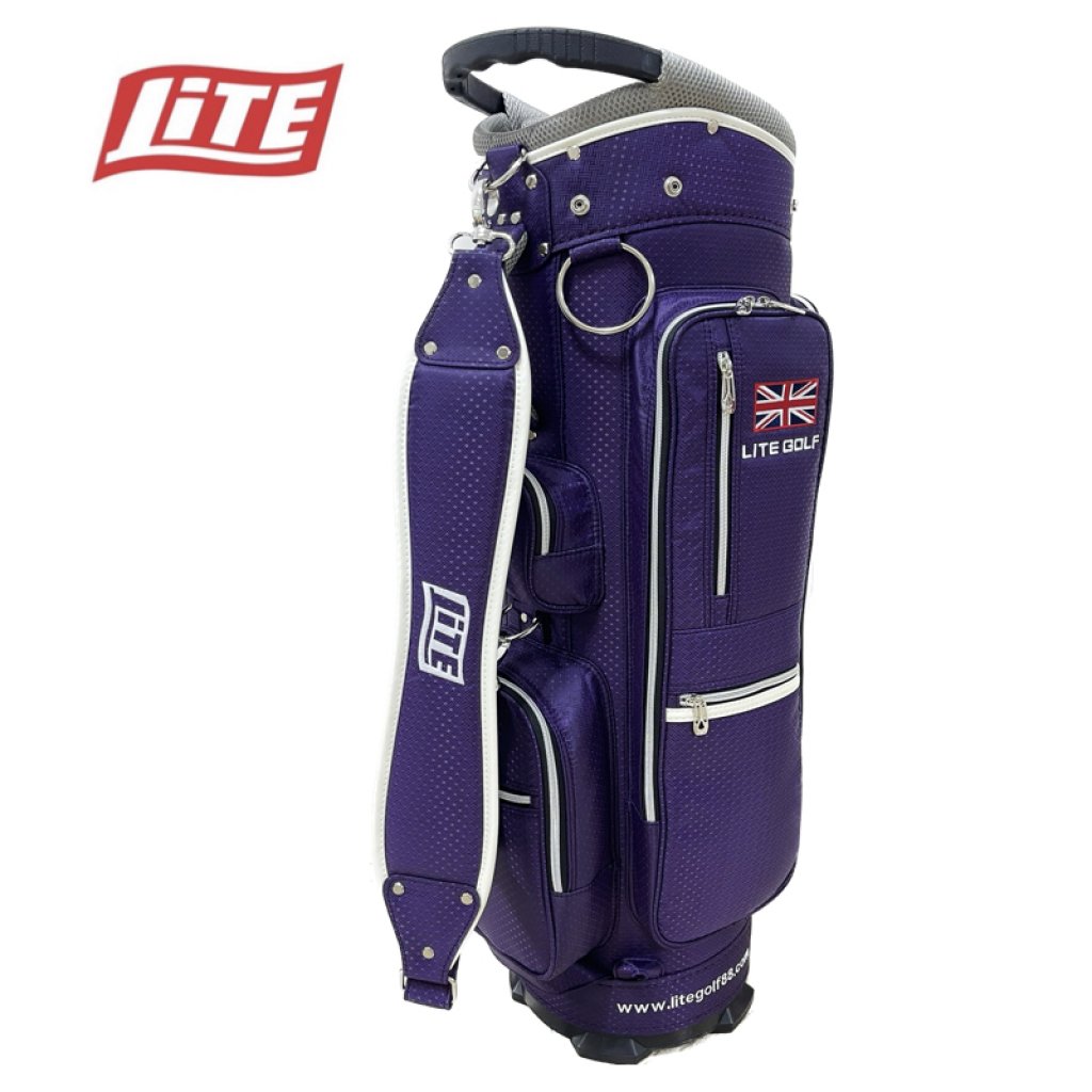 LITE毛絨格英倫風球桿袋(TA-5670-1)紫色