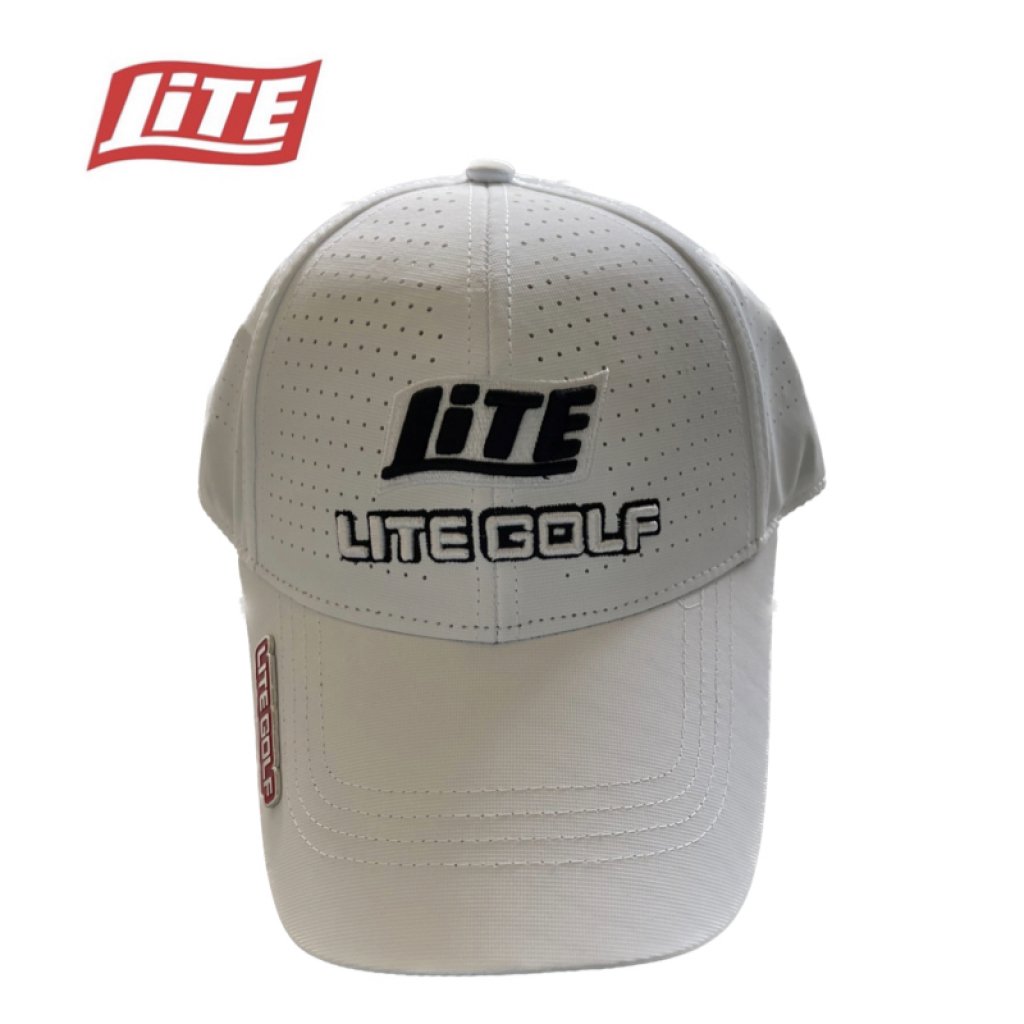 LITE高透氣高爾夫球帽 (ACP-02)白色