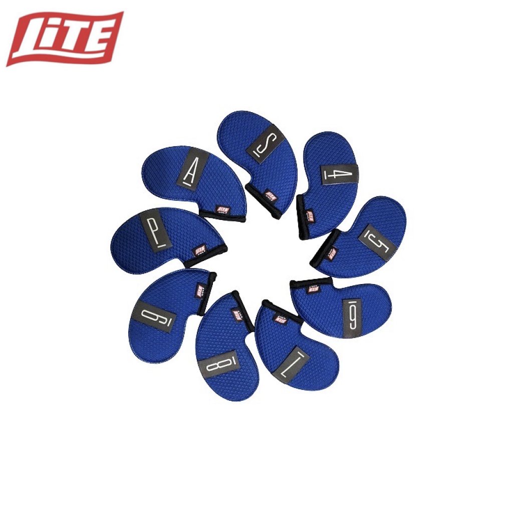 LITE壓紋號碼鐵桿套 (K-04-1)藍色