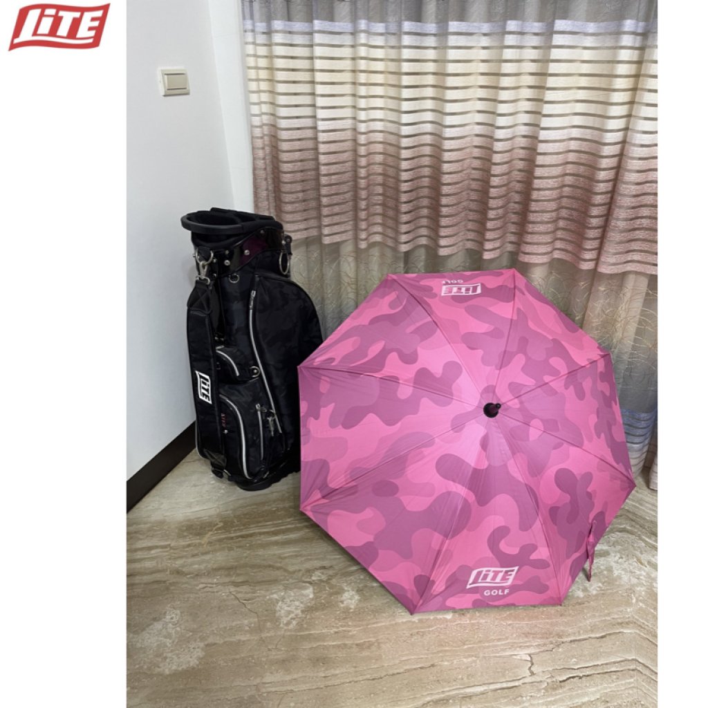 LITE電動風扇傘 (U-15)迷彩粉