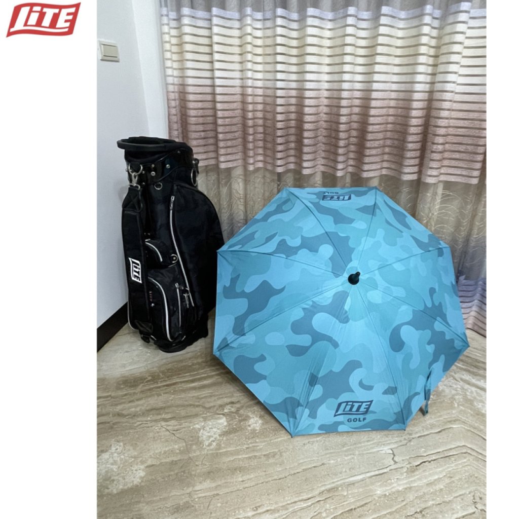 LITE電動風扇傘 (U-15)迷彩藍