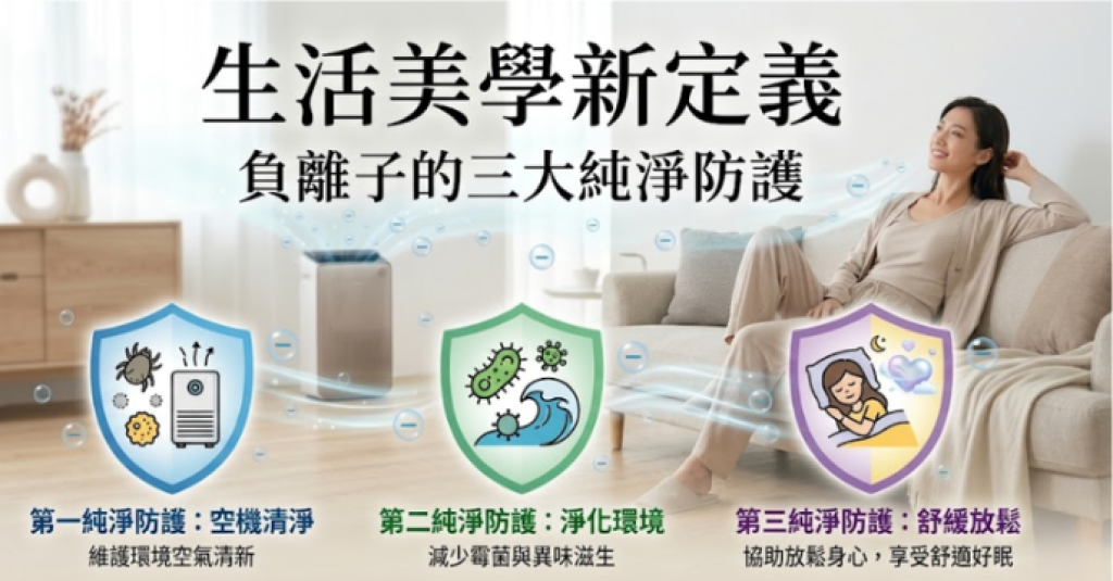 生活美學新定義/負離子的三大純淨防護